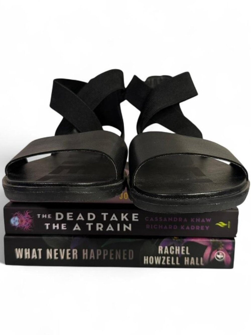 Sorel Ella II Sandal in Black Leather - Picture 2 of 8